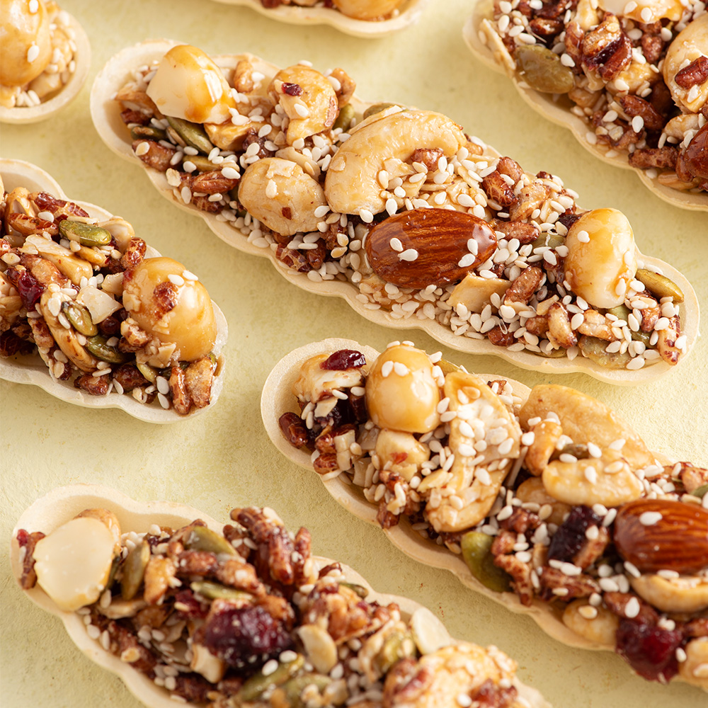 mix hạt dinh dưỡng Vigonuts - bánh thuyền siêu hạt