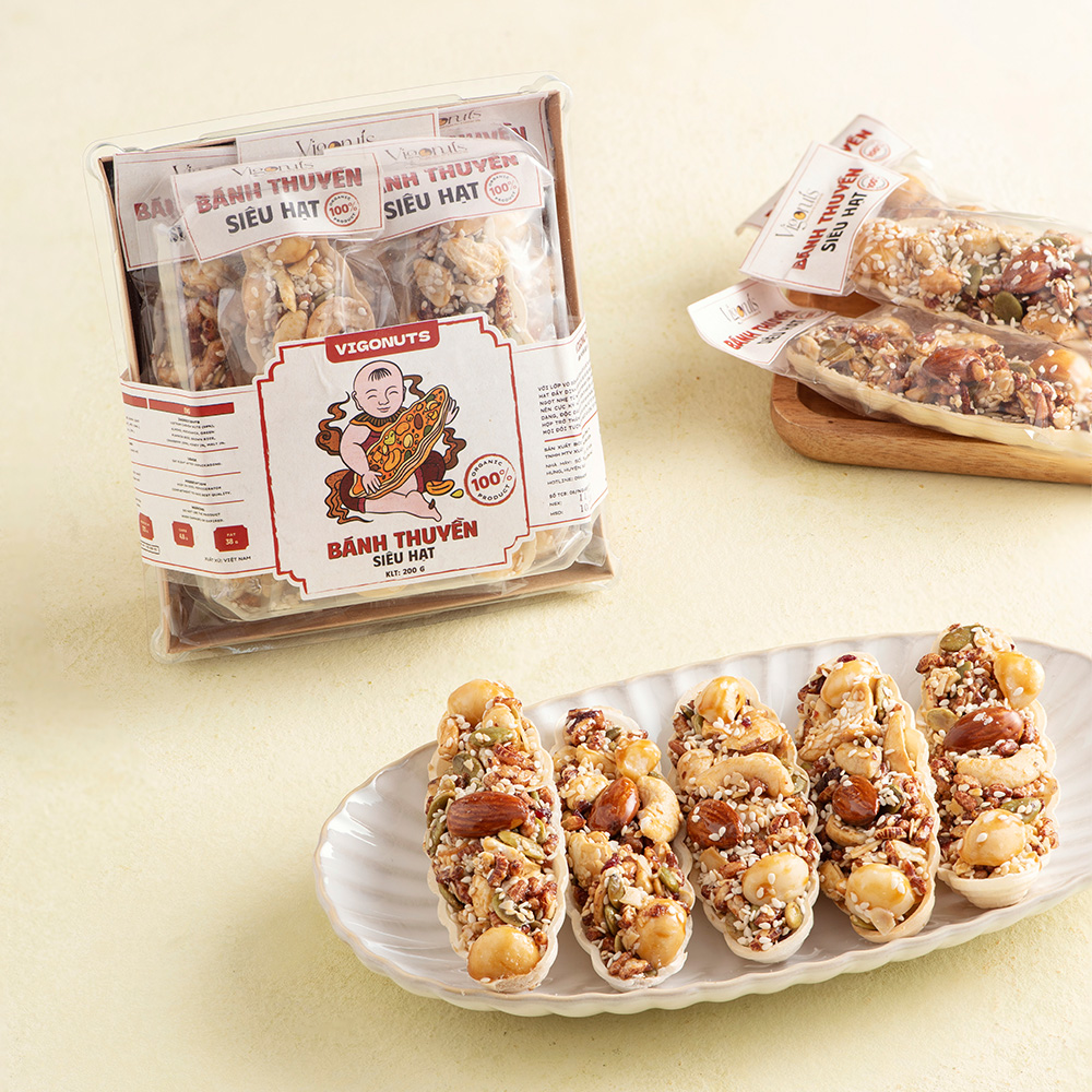 bánh hạt dinh dưỡng Vigonuts