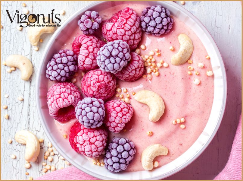 Lợi ích của smoothie hạt điều và trái cây cho sức khỏe