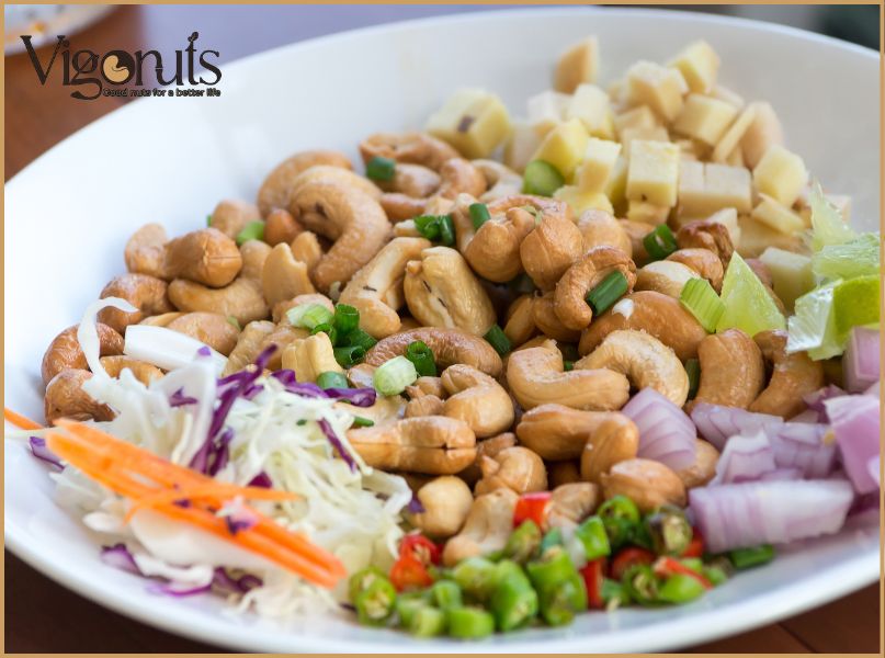 Gỏi chay hạt điều giòn